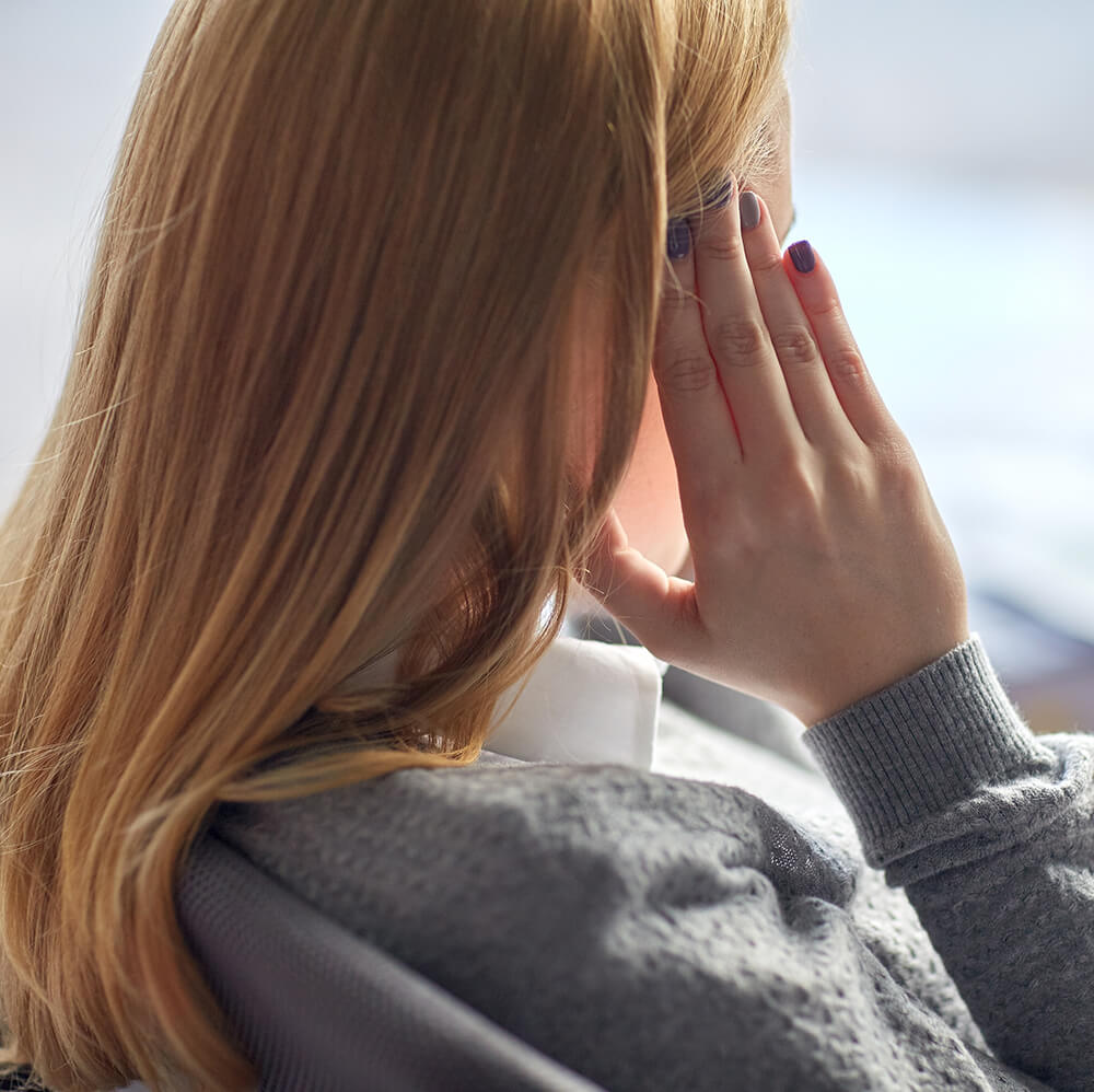 Woman Having a Headache